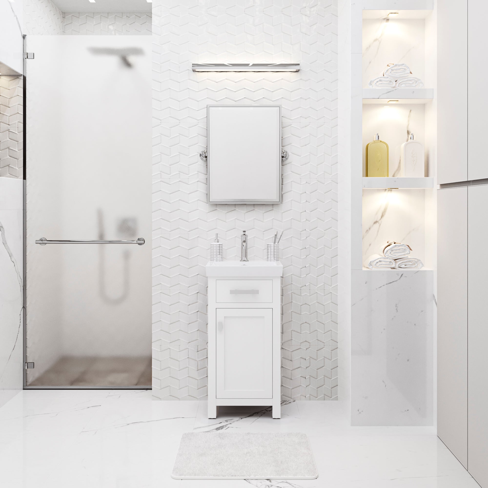 Space Maximizing Tips: Bathroom Vanity for Small Bathrooms