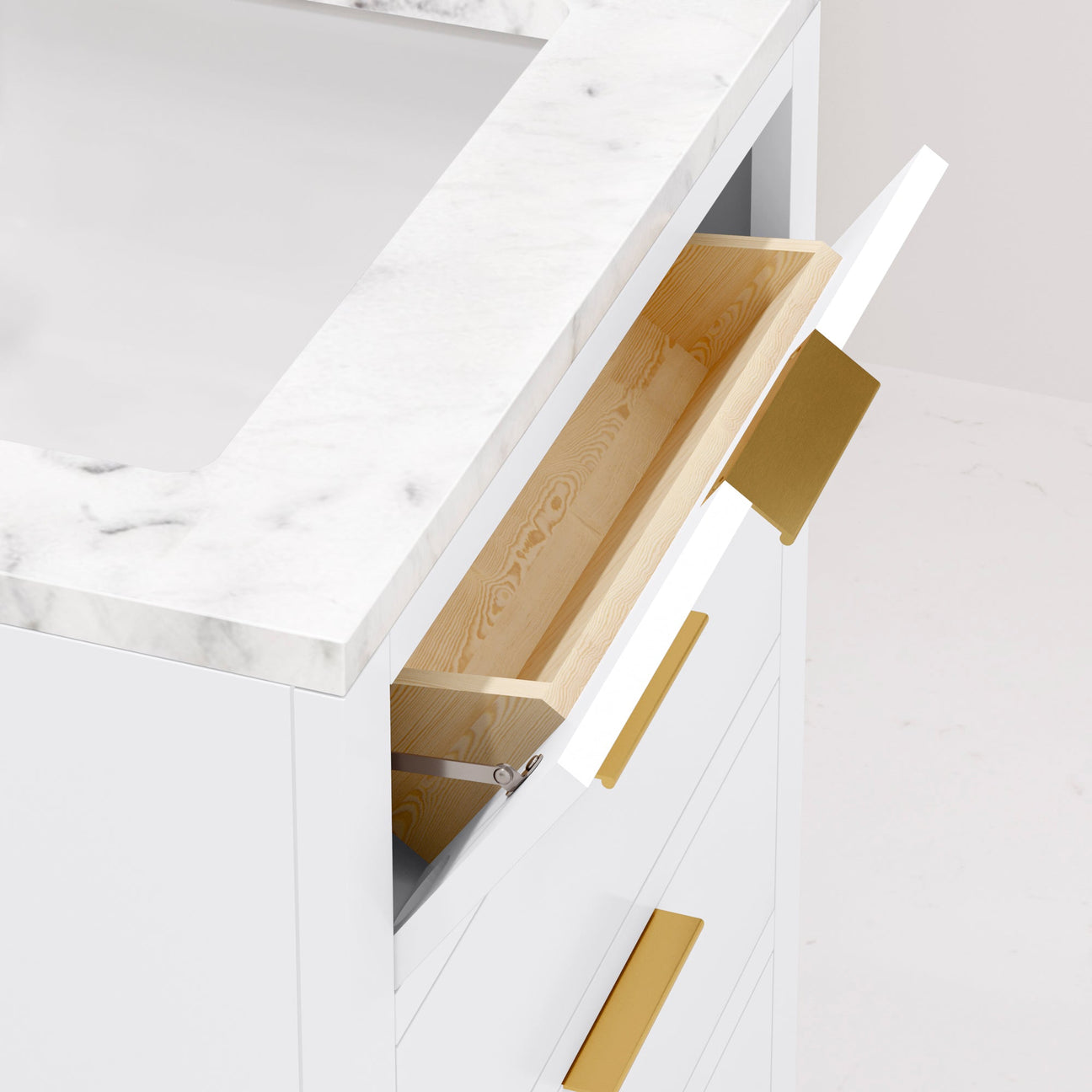 Bathroom Vanity Flip Out Drawer