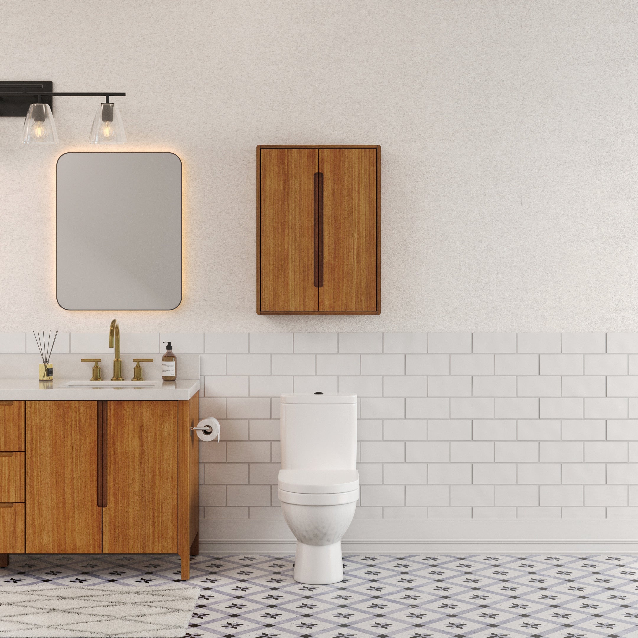 Sequoia Medicine Cabinet in Mango Wood Color