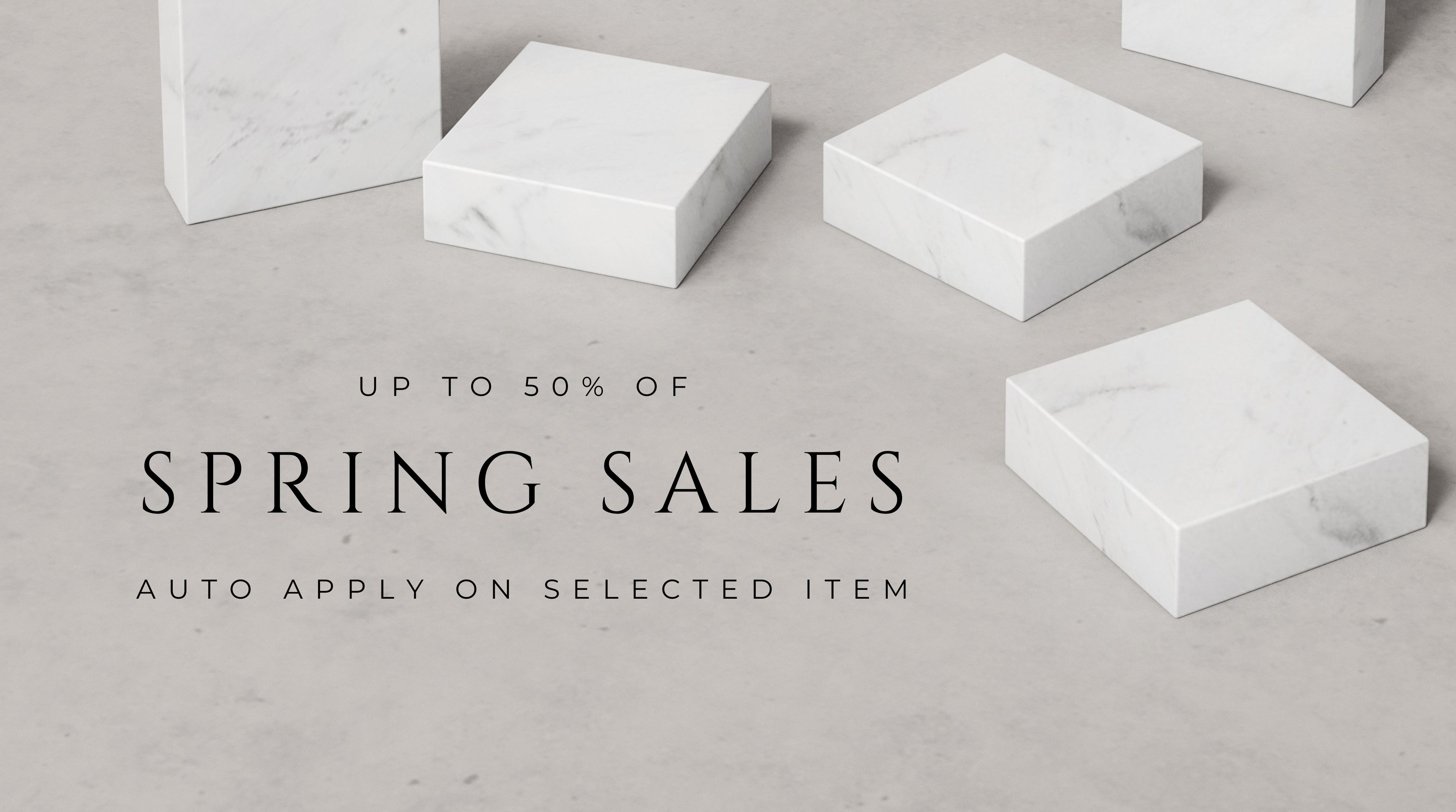 Spring Sales - Up to 50% off on selected items