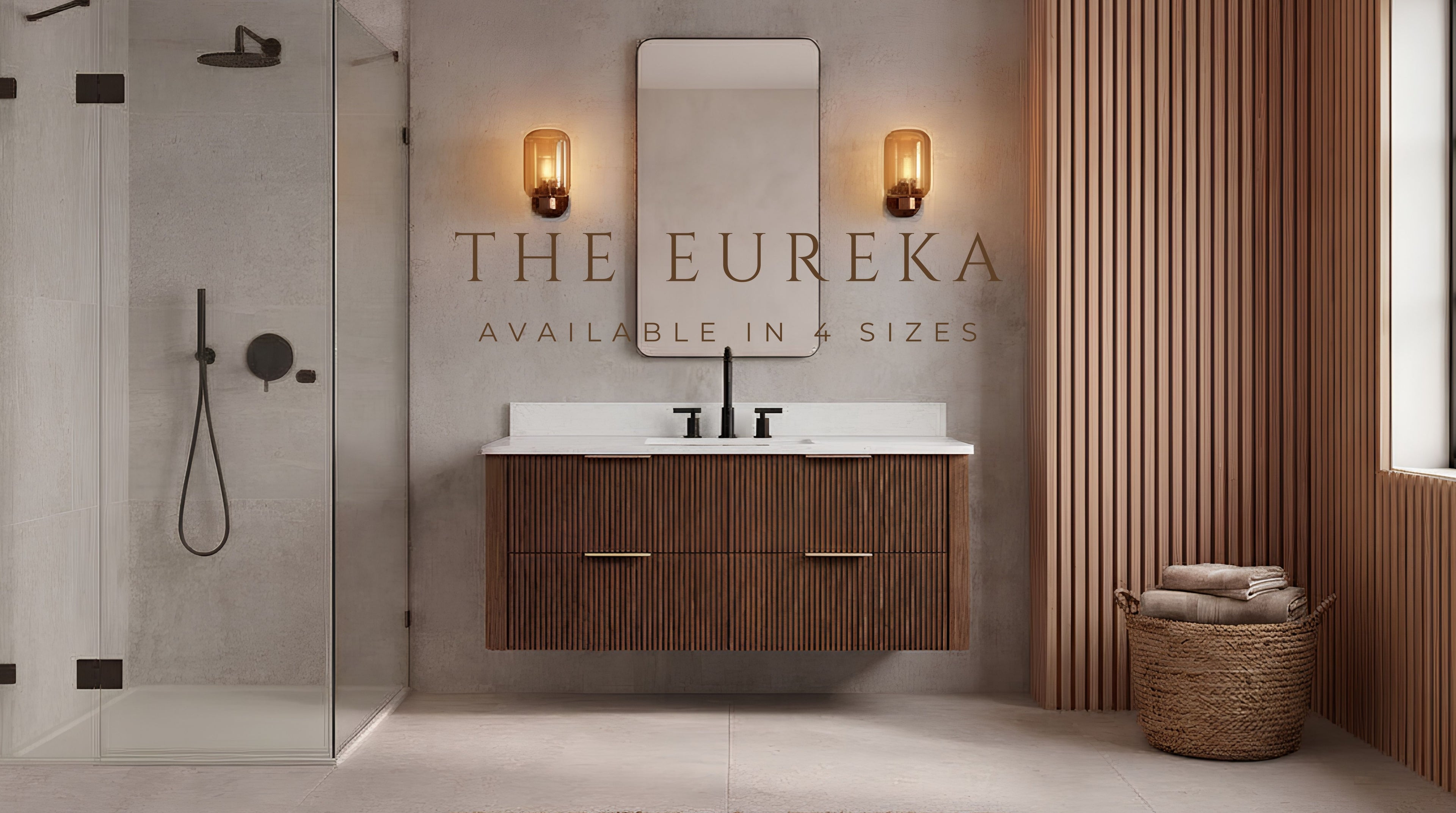 The Eureka Collection Bathroom Vanity - Available in 4 Sizes