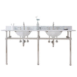 Embassy 72 In. W. Double Wash Stand with Countertop
