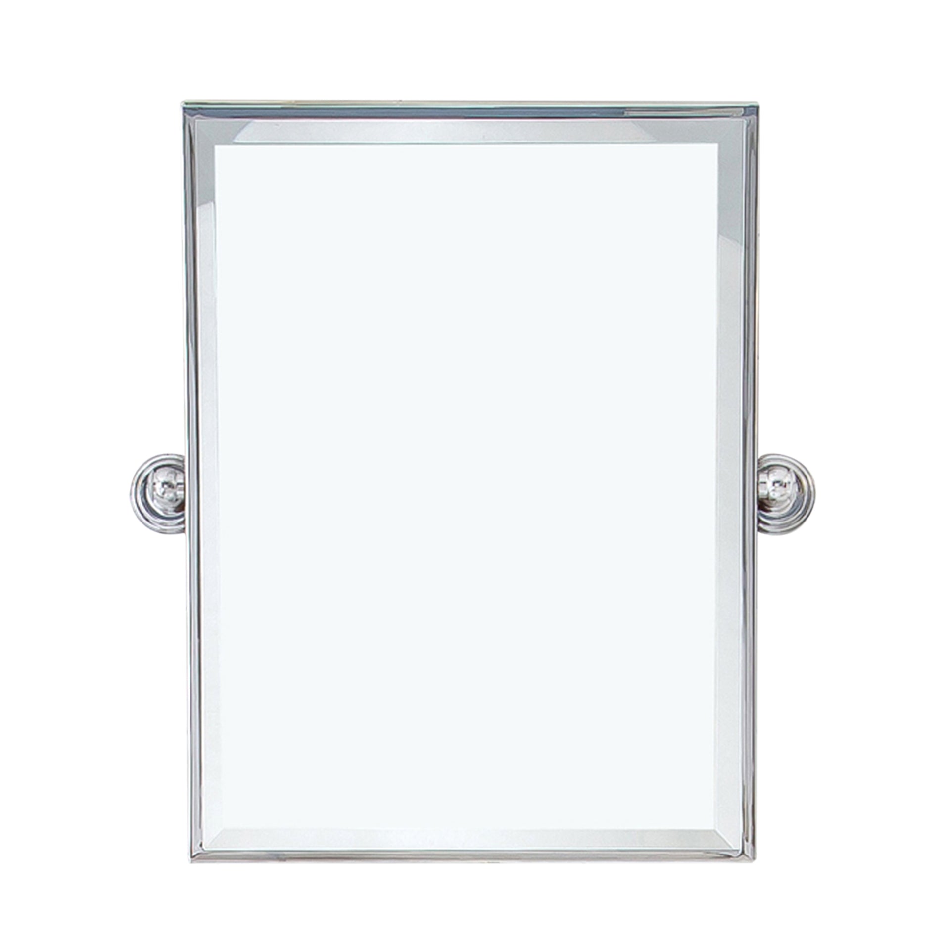 18 in. W x 24 in. H Rectangle Stainless Steel Framed Wall Mount Bathroom Vanity Mirror in Chrome Finish