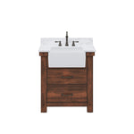 Paisley 30 In. Carrara White Marble Countertop with Oil-Rubbed Bronze Pulls and Knobs Vanity