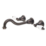 Elegant Spout Wall Mount Vessel/Lavatory Faucets F4-0001